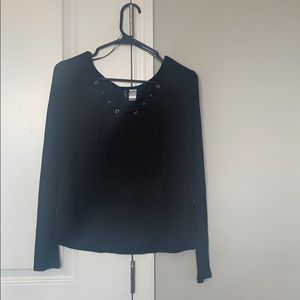 Black long sleeve shirt